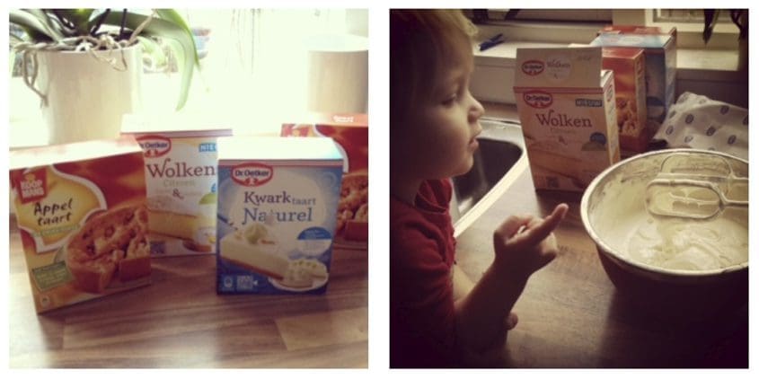 Dr Oetker Taart bakken met peuter