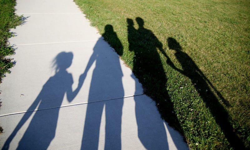 drie kinderen geleden