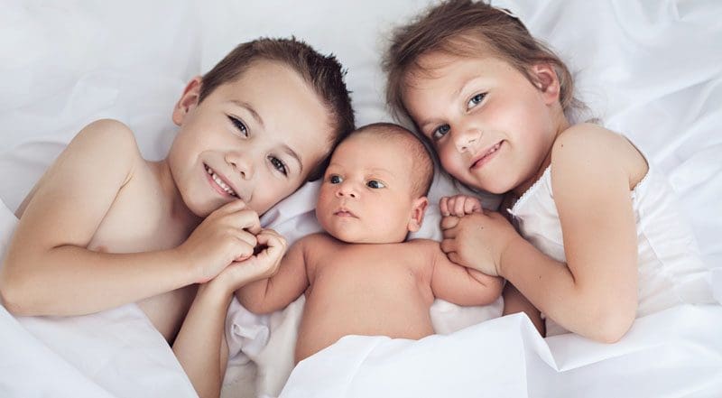 drie kinderen