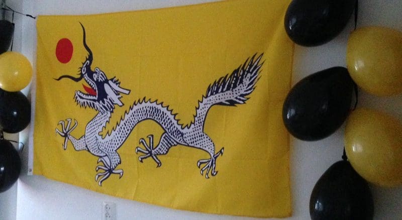 Ninjago feestje chinese vlag Ninjago feestje chinese vlag