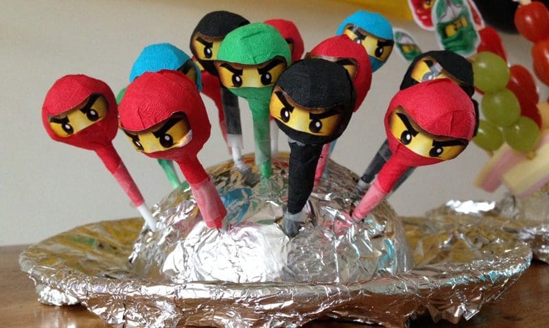 ninja lollys Ninjago feestje ninja lollys Ninjago feestje