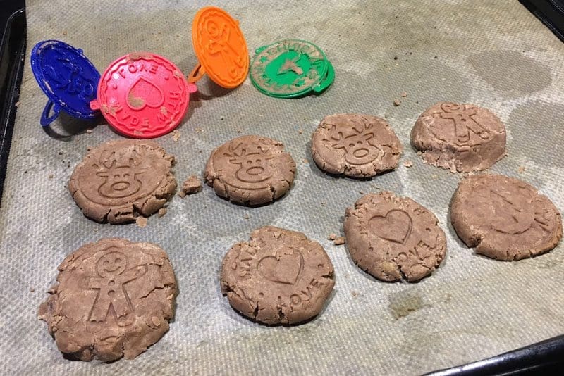 resultaat nutella kerstkoekjes