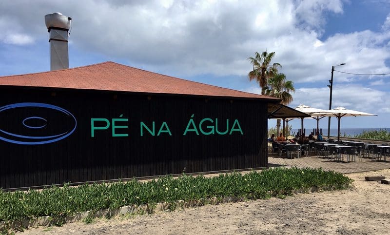 pe na agua