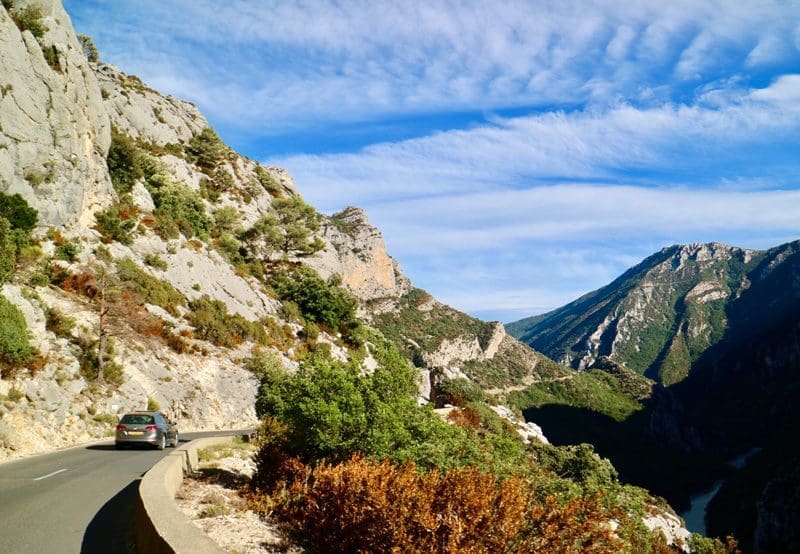 De prachtige omgeving van Gorges du Verdon