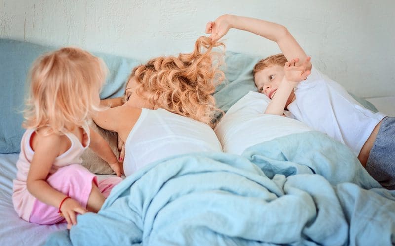 wakker worden moeder