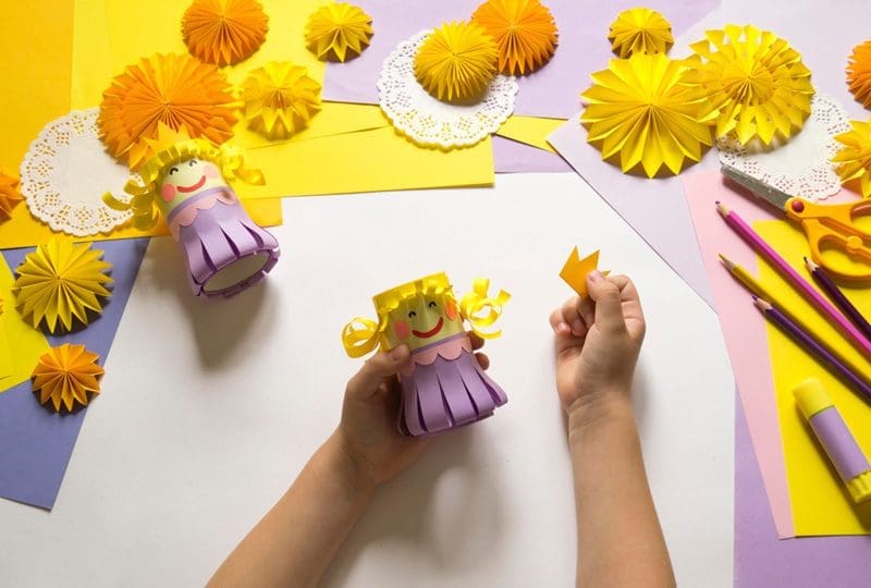 knutselen prinsessenfeest