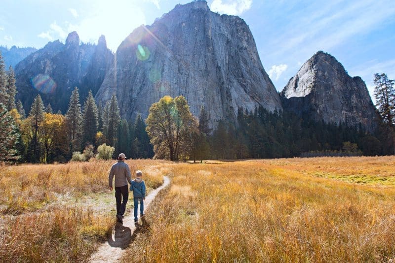 yosemite met kind