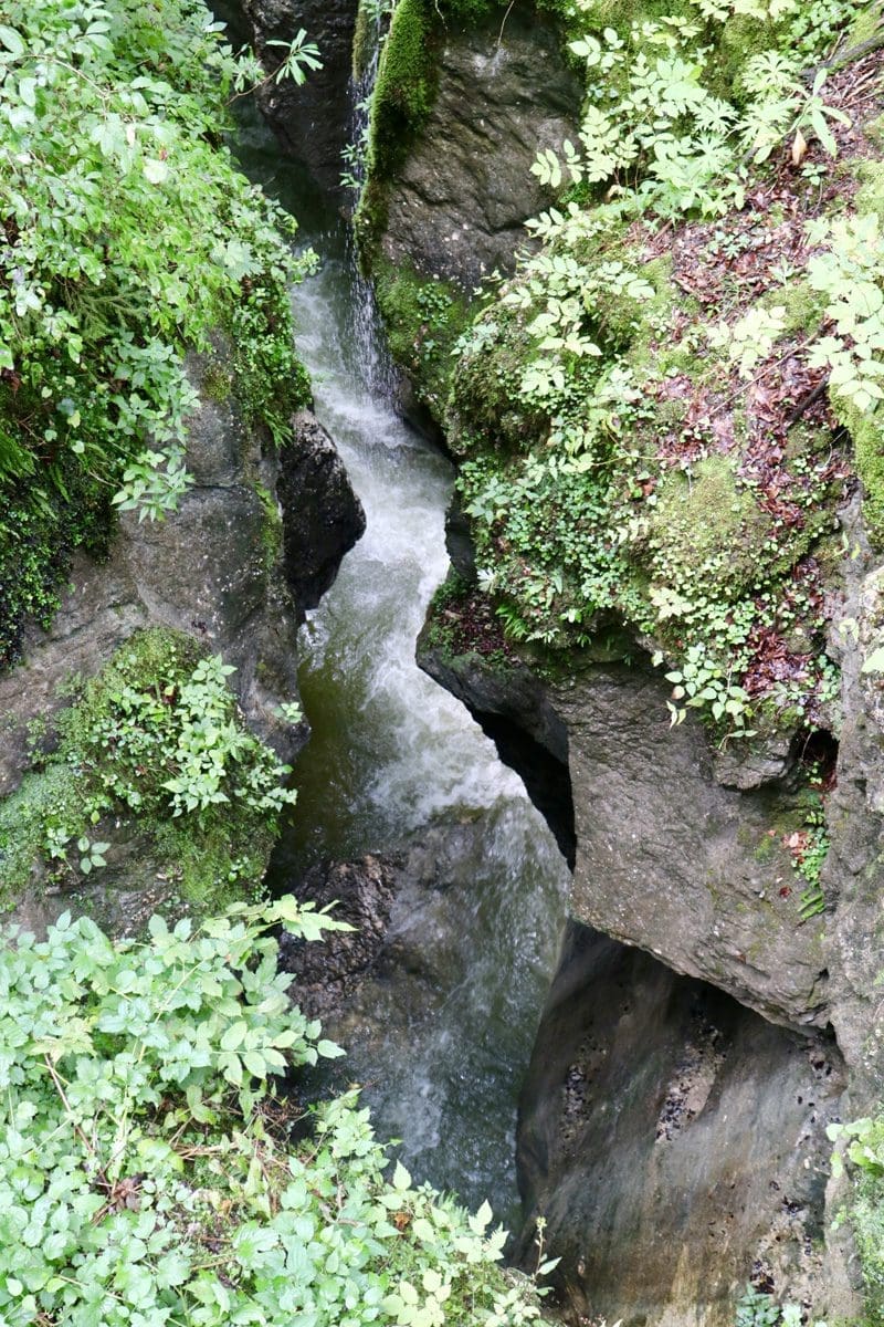 diepte Mostnica kloof