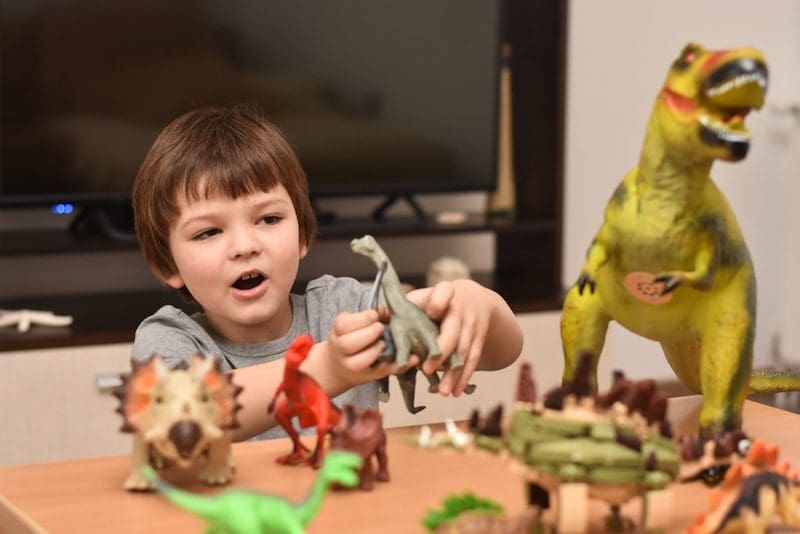 spelen met dinos