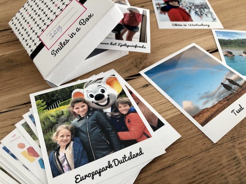 foto in een doosje
