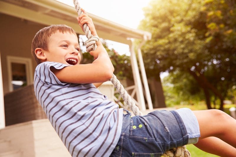 kinderen tuin