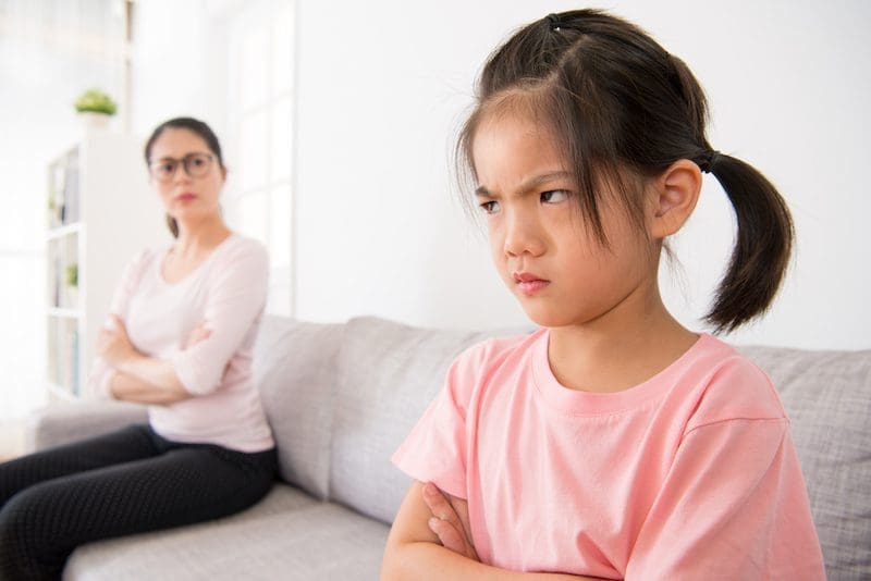 kinderen moeder stom