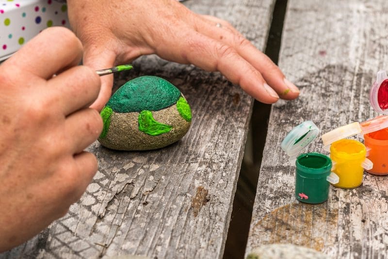 creatief steen camping