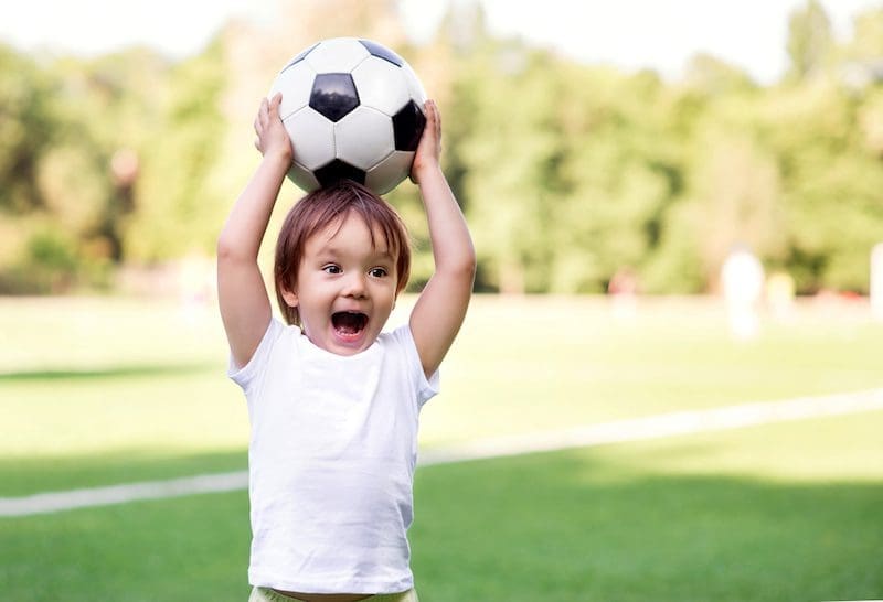 wanneer kind voetbal