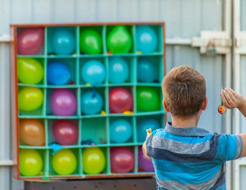 spelletje dart ballon