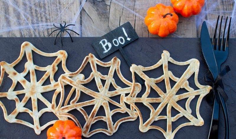 halloween hapje pannenkoek