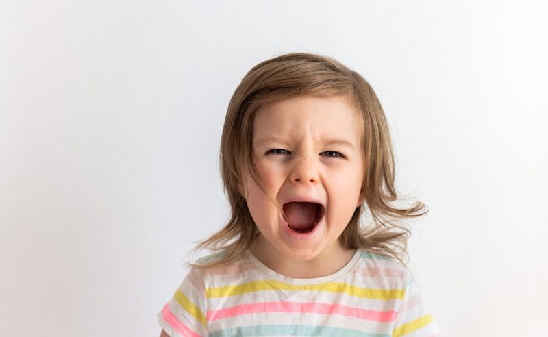kinderen huilen