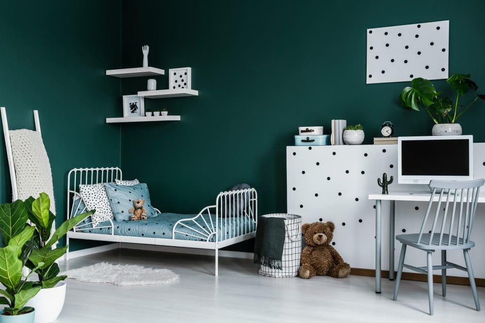 donkere kinderkamer